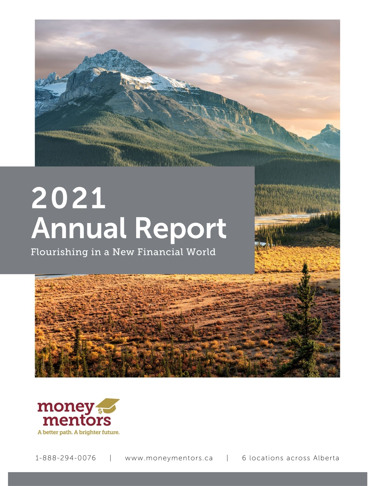 Front cover of Money Mentors 2021 Annual Report