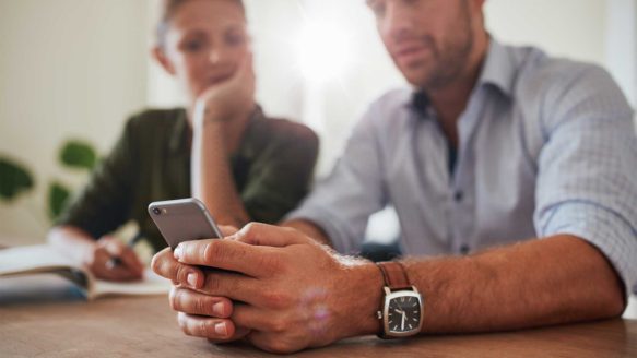 Couple discusses debt consolidation loans to get rid of debt