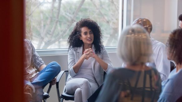 Money Mentors team of debt counsellors and staff discuss the annual report